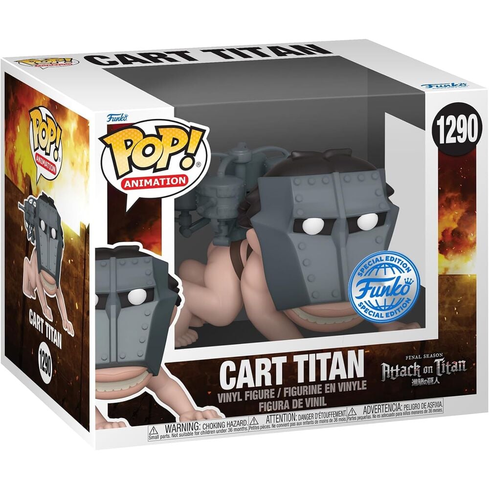 Figura Pop Super Attack On Titan Cart Titan Exclusive - imagen 2