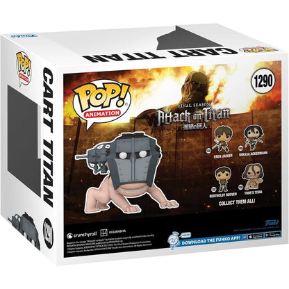 Figura Pop Super Attack On Titan Cart Titan Exclusive - imagen 3