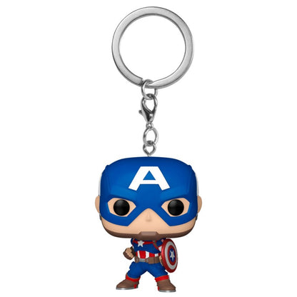 Llavero Pocket POP Marvel Capitan America Classics - imagen 2