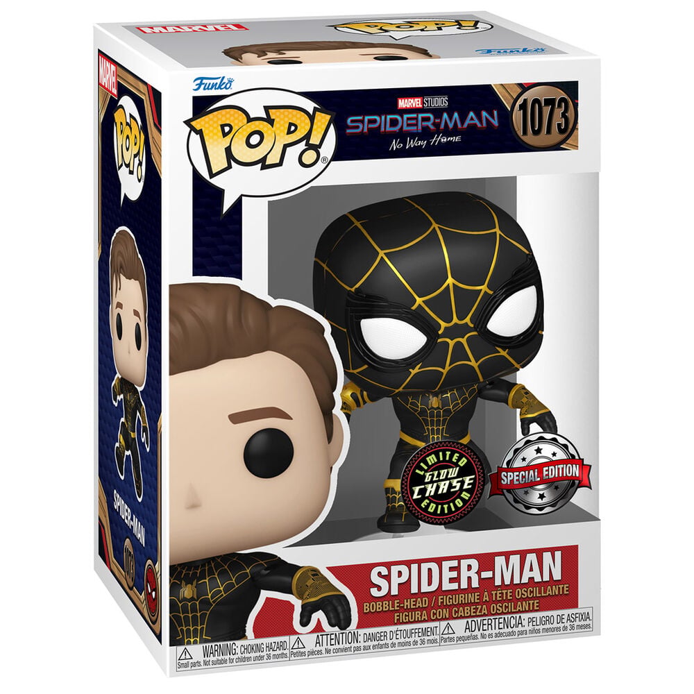 Figura POP Marvel Spiderman No Way Home Spider-Man Exclusive 5 + 1 Chase - imagen 4