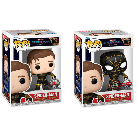 Figura POP Marvel Spiderman No Way Home Spider-Man Exclusive 5 + 1 Chase