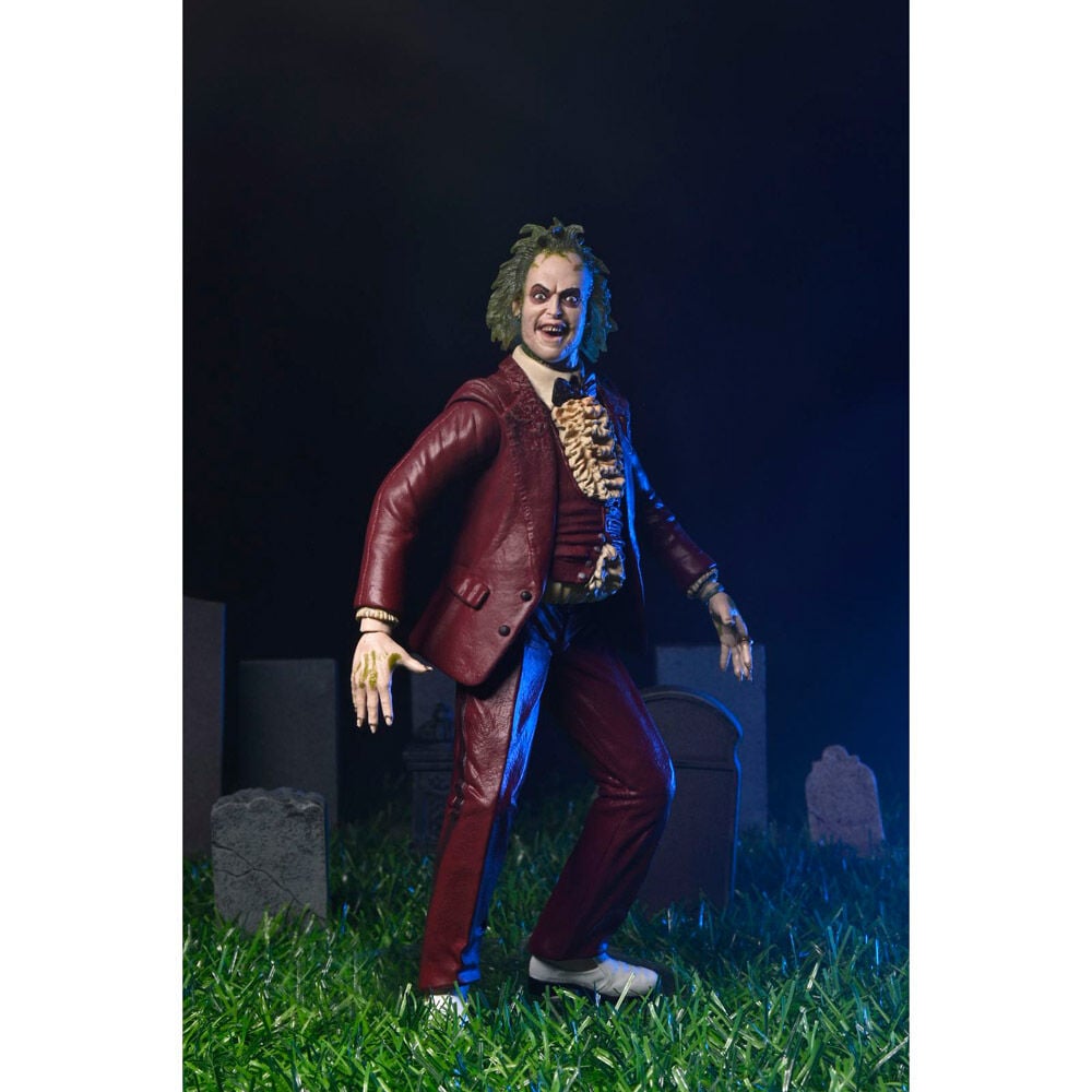 Figura Beetlejuice 1988 Red Tuxedo Beetlejuice 18cm - imagen 4