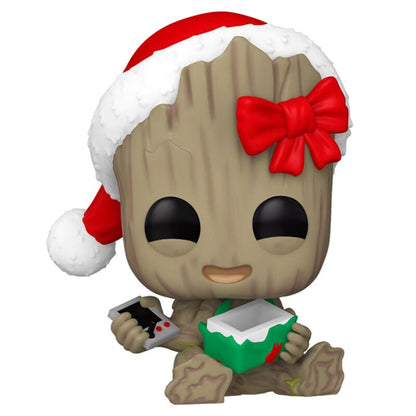 Figura POP Marvel Groot with Present - imagen 2