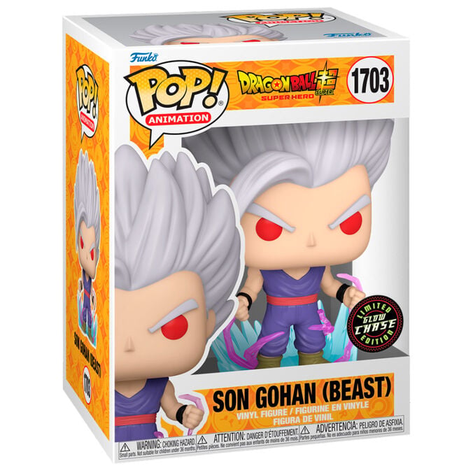 Figura POP Dragon Ball Super Super Hero Gohan Beast 5 + 1 Chase - imagen 3