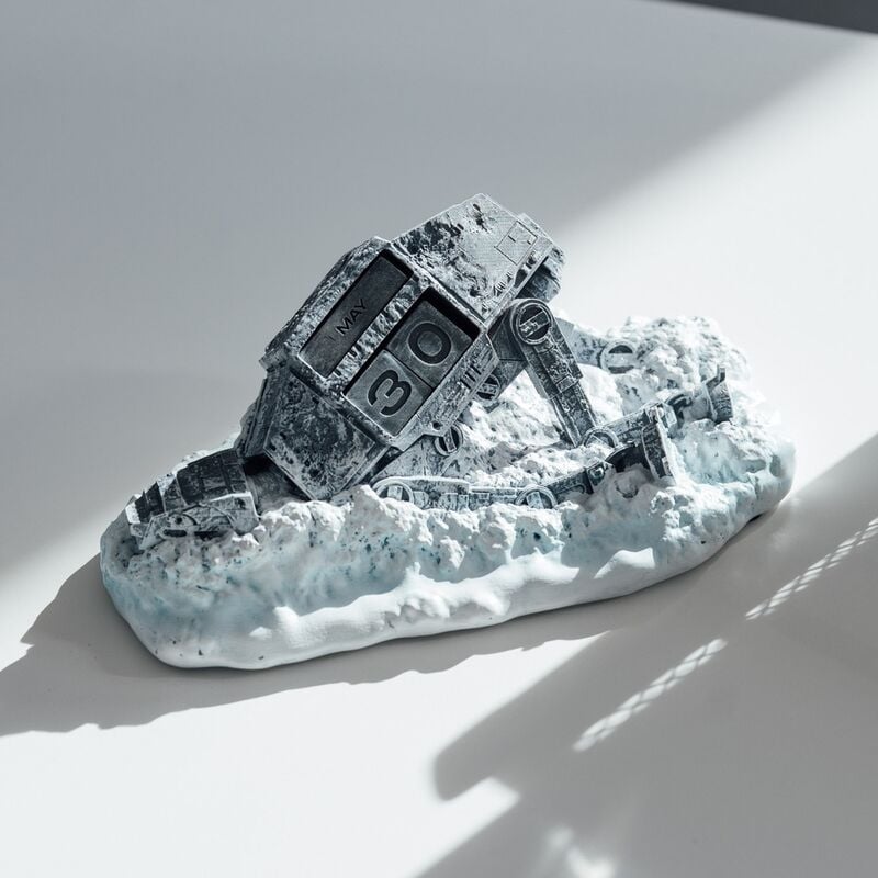 Calendario Perpetuo 3D AT-AT Derribado Star Wars - imagen 3