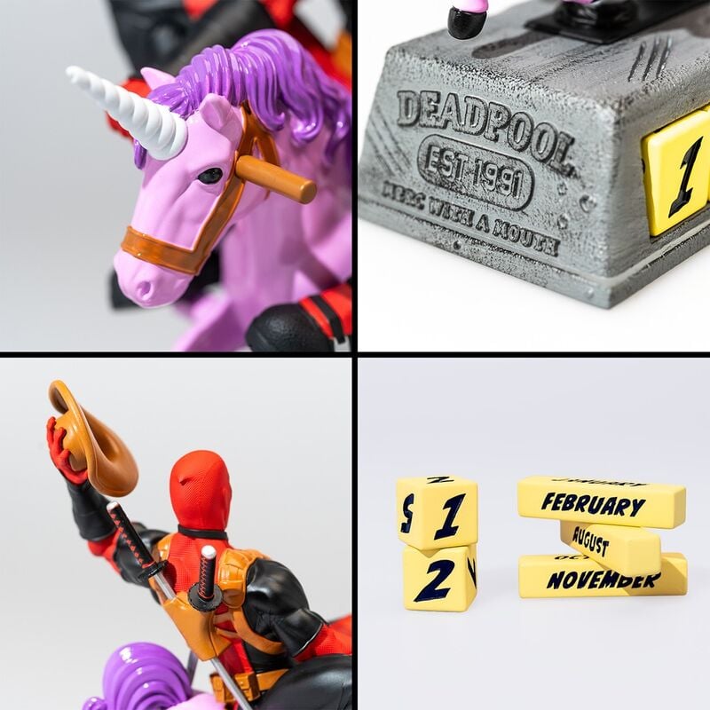 Calendario Perpetuo 3D Deadpool Marvel - imagen 3