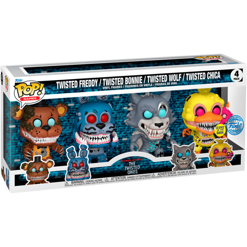 Blister 4 figuras POP Five Nights at Freddys Exclusive - imagen 2