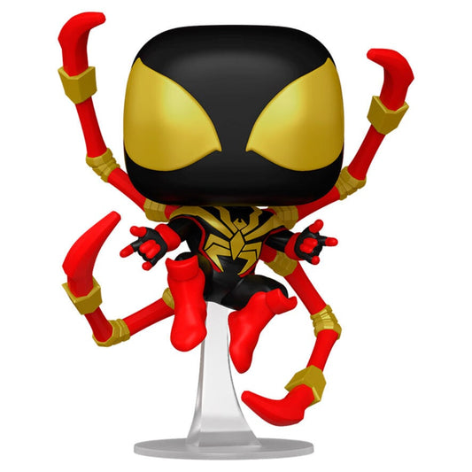 Figura POP Marvel Miles Morales Iron Spider 5 + 1 Chase - imagen 2
