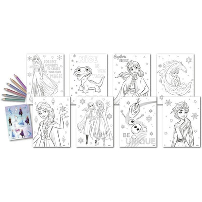 Set colorear con pegatinas Frozen Disney - imagen 2
