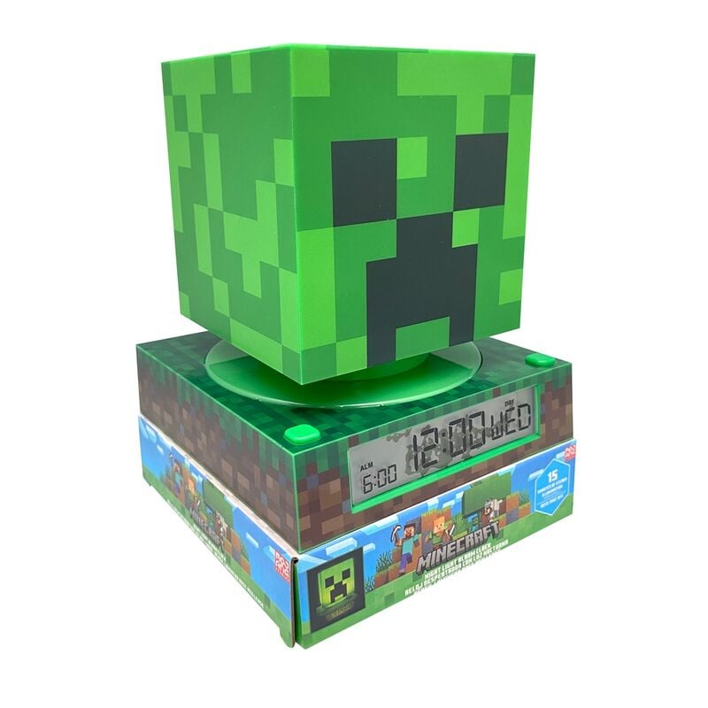 Lampara 3D con despertador Minecraft - imagen 3
