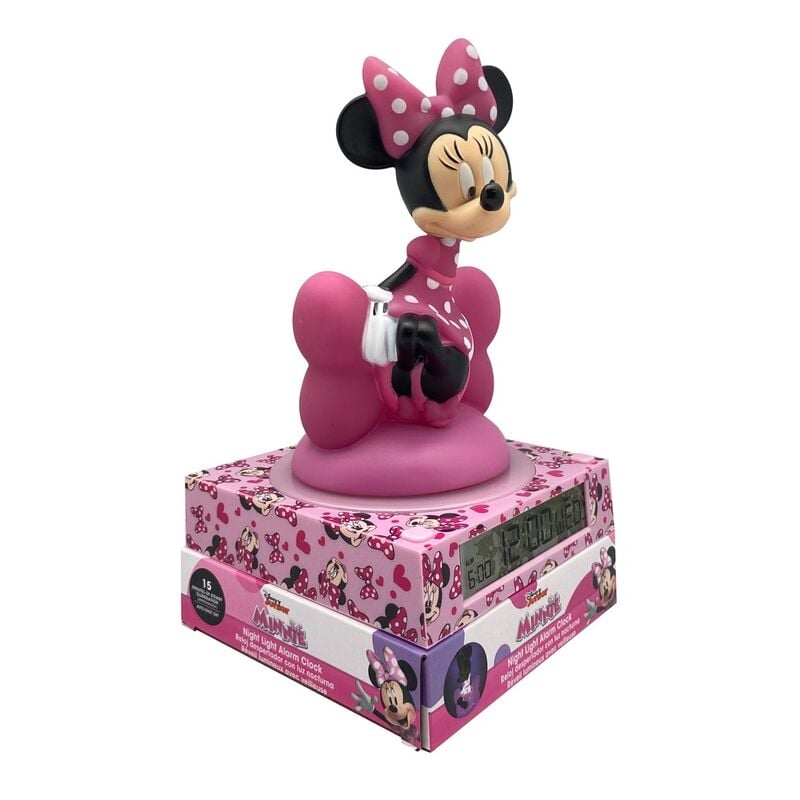 Lampara 3D con despertador Minnie Disney - imagen 3