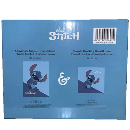 Set manta polar + cojin Stitch Disney - imagen 4