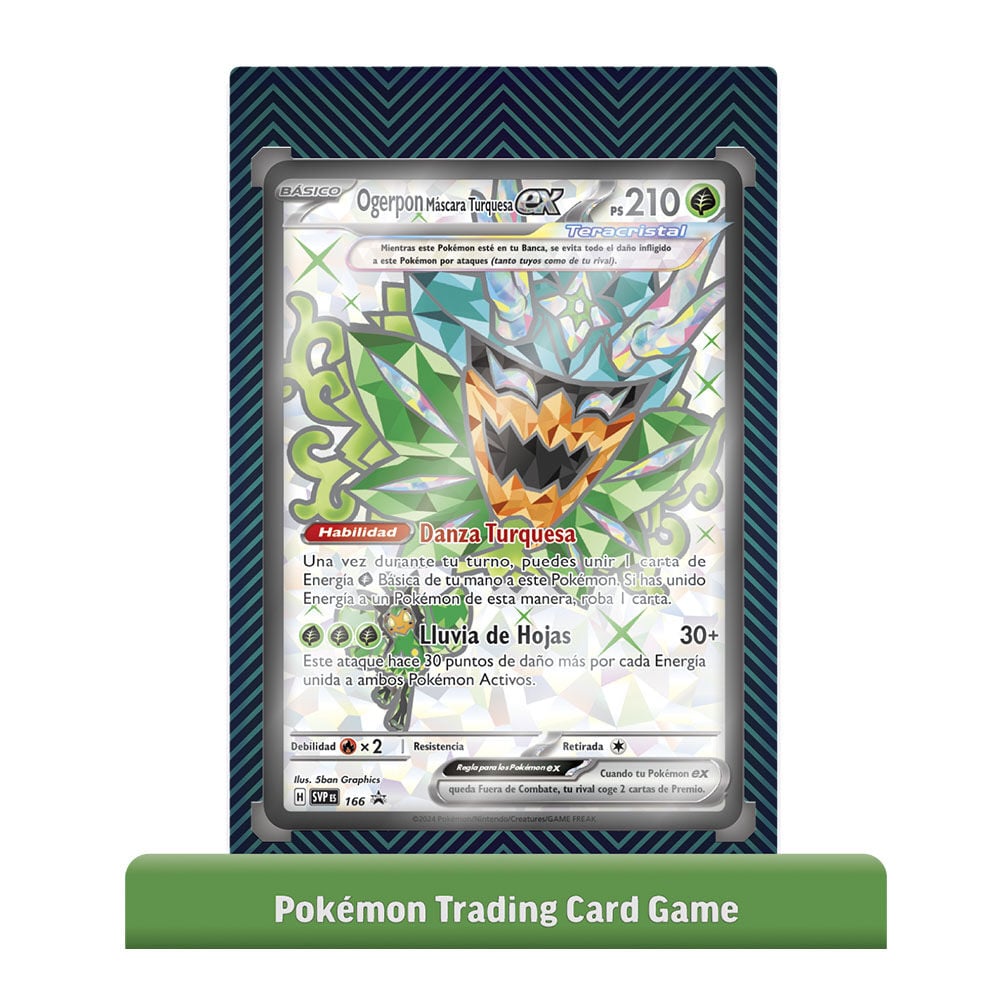 Estuche cartas Ogerpon EX Pokemon español - imagen 4