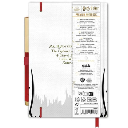 Cuaderno A5 premium + boligrafo Hedwig Harry Potter - imagen 2