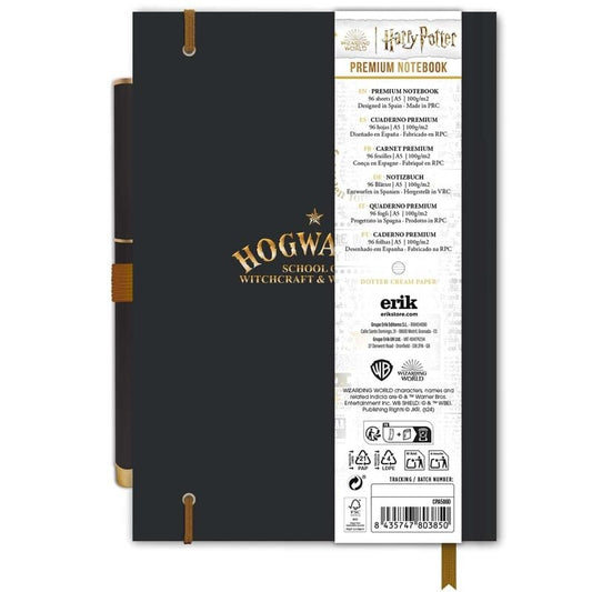 Cuaderno A5 premium + boligrafo Hogwarts Harry Potter - imagen 2