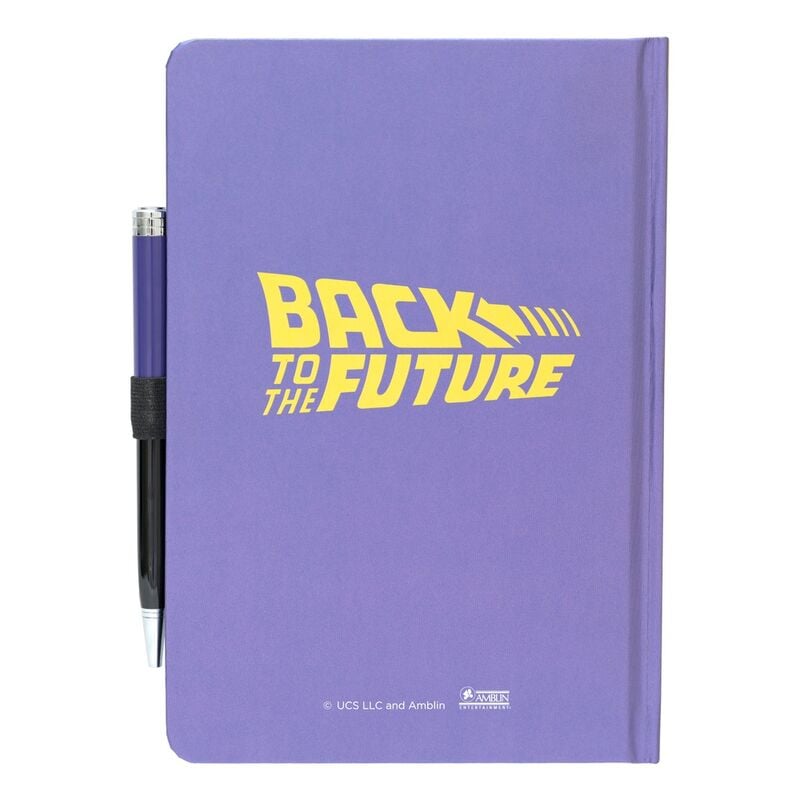 Cuaderno A5 premium + boligrafo Regreso al Futuro - imagen 2