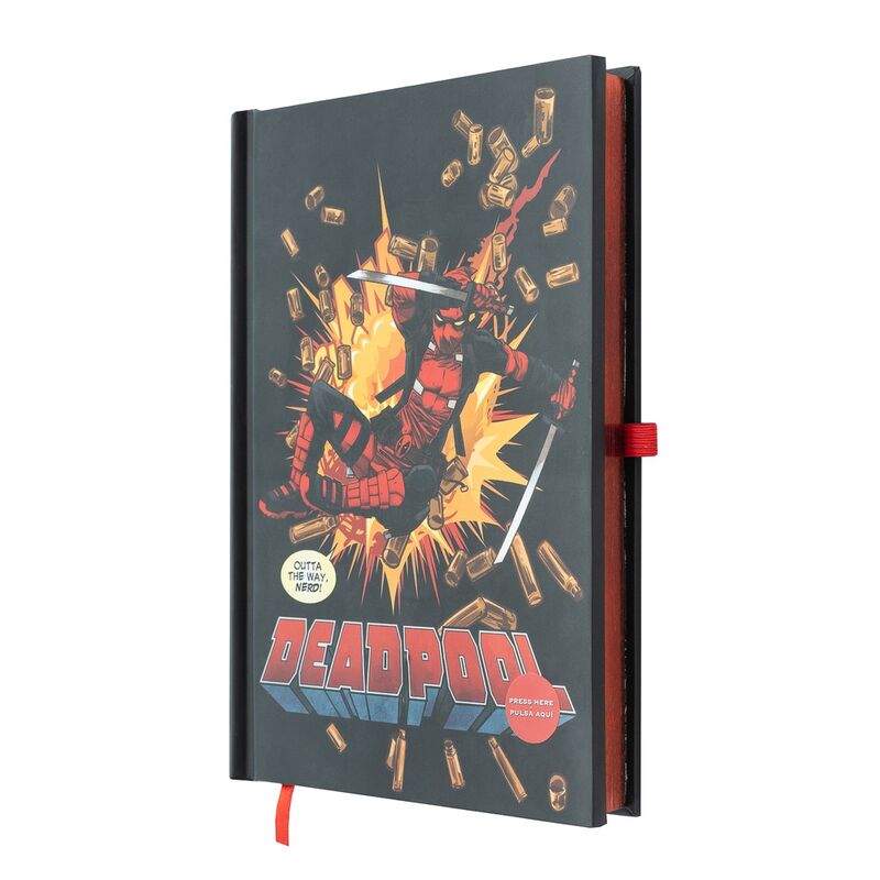 Cuaderno A5 premium led Deadpool Marvel - imagen 2