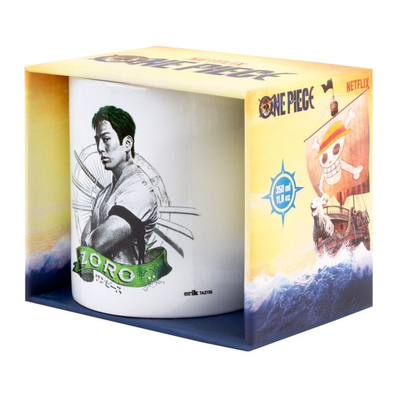 Taza Roronoa Zoro One Piece 350ml - imagen 2