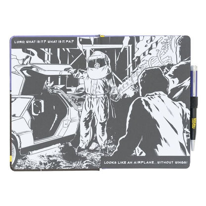 Cuaderno A5 premium + boligrafo Regreso al Futuro - imagen 3