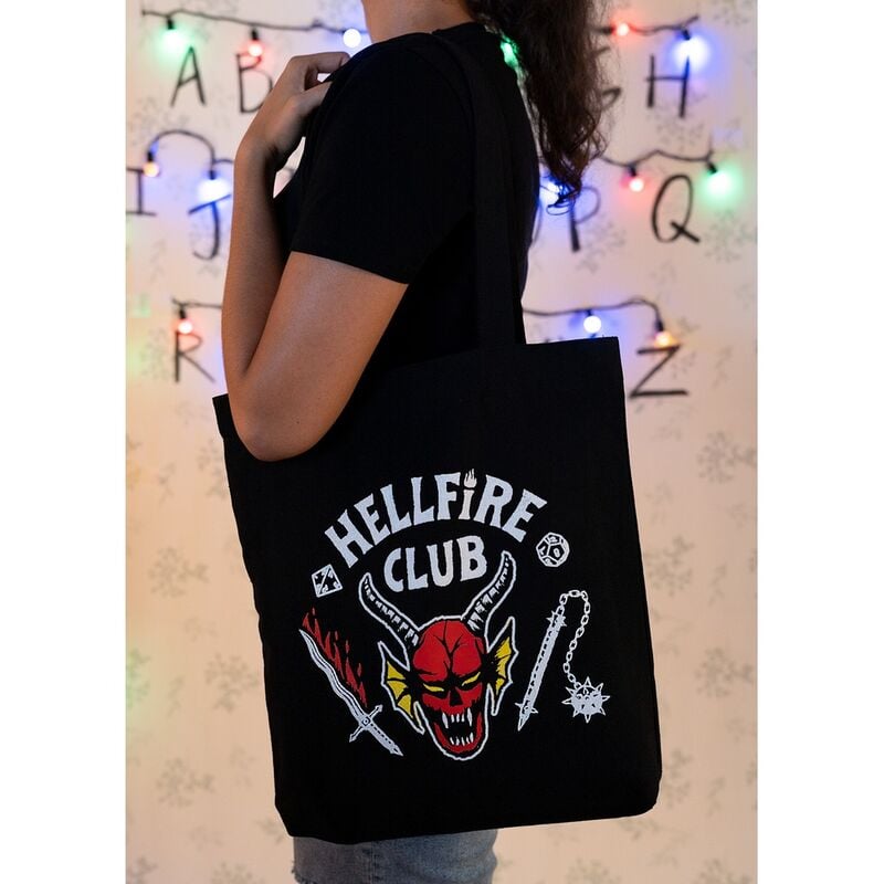 Bolsa shopping Hellfire Club Stranger Things - imagen 3