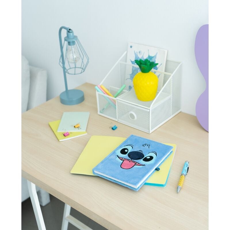 Cuaderno A5 premium + boligrafo proyector Stitch Disney - imagen 5