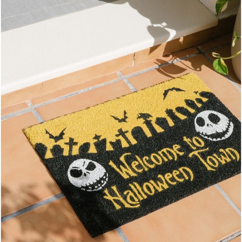 Felpudo Halloween Town Pesadilla Antes de Navidad Disney - imagen 4
