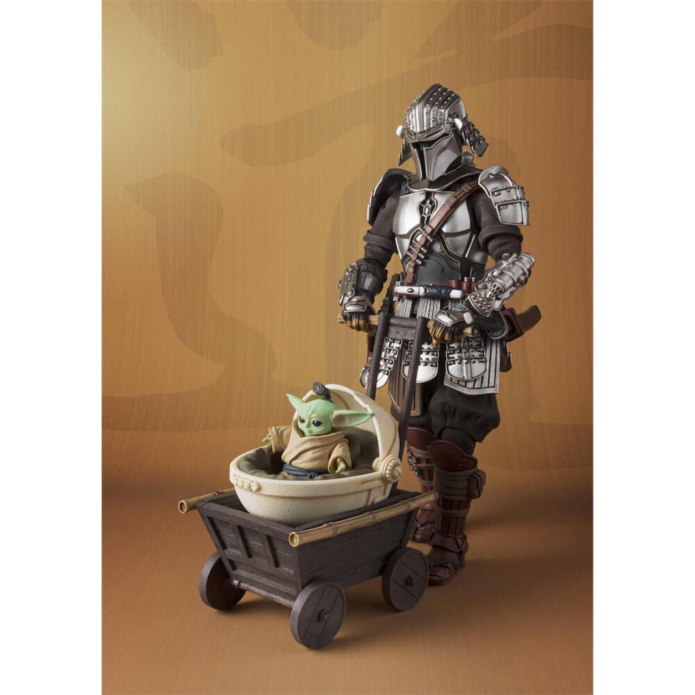 Figura Ronin Mandalorian Beskar Armor & Grogu Star Wars 18cm - imagen 4