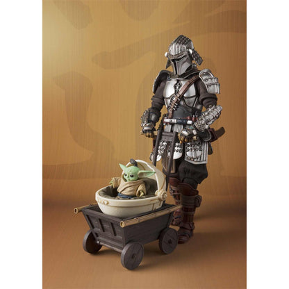 Figura Ronin Mandalorian Beskar Armor & Grogu Star Wars 18cm - imagen 4