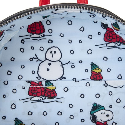 Mochila Holiday Snoopy Loungefly 26cm - imagen 5
