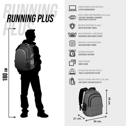 Mochila Running SK8 PRO DG 46cm - imagen 6