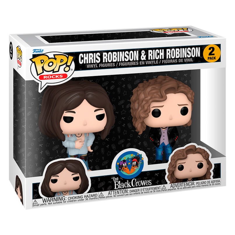 Blister 2 figuras POP The Black Crowes Chris Robinson & Rich Robinson - imagen 2