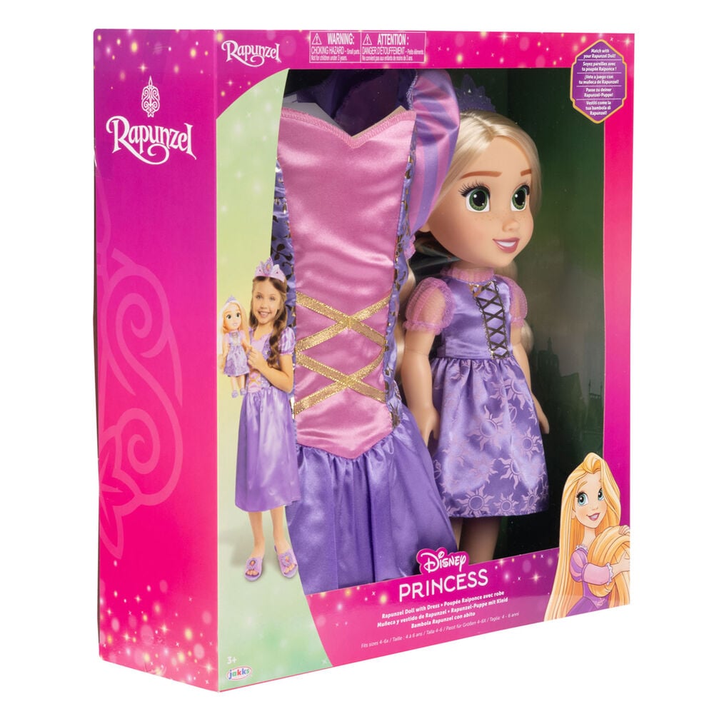 Muñeca Rapunzel 38cm + Disfraz Disney - imagen 4