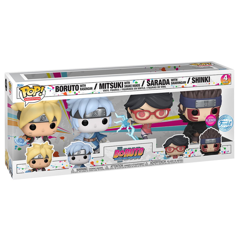 Blister 4 figuras POP Boruto Exclusive - imagen 2