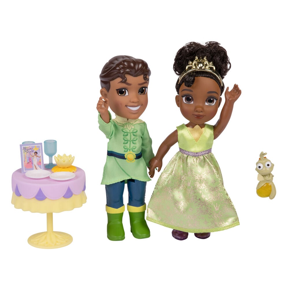 Muñeca Tiana + Naveen - Tiana y el Sapo Disney 15cm - imagen 2