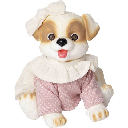 Muñeco bebe reborn perrito vestido lana - imagen 2