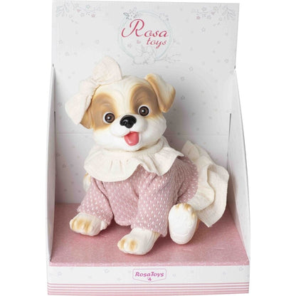 Muñeco bebe reborn perrito vestido lana - imagen 3