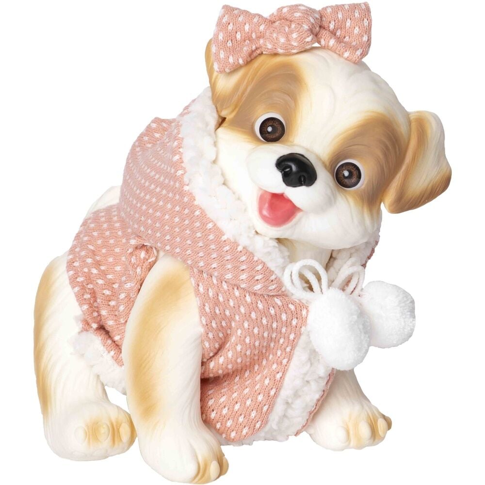Muñeco bebe reborn perrito chaleco - imagen 3