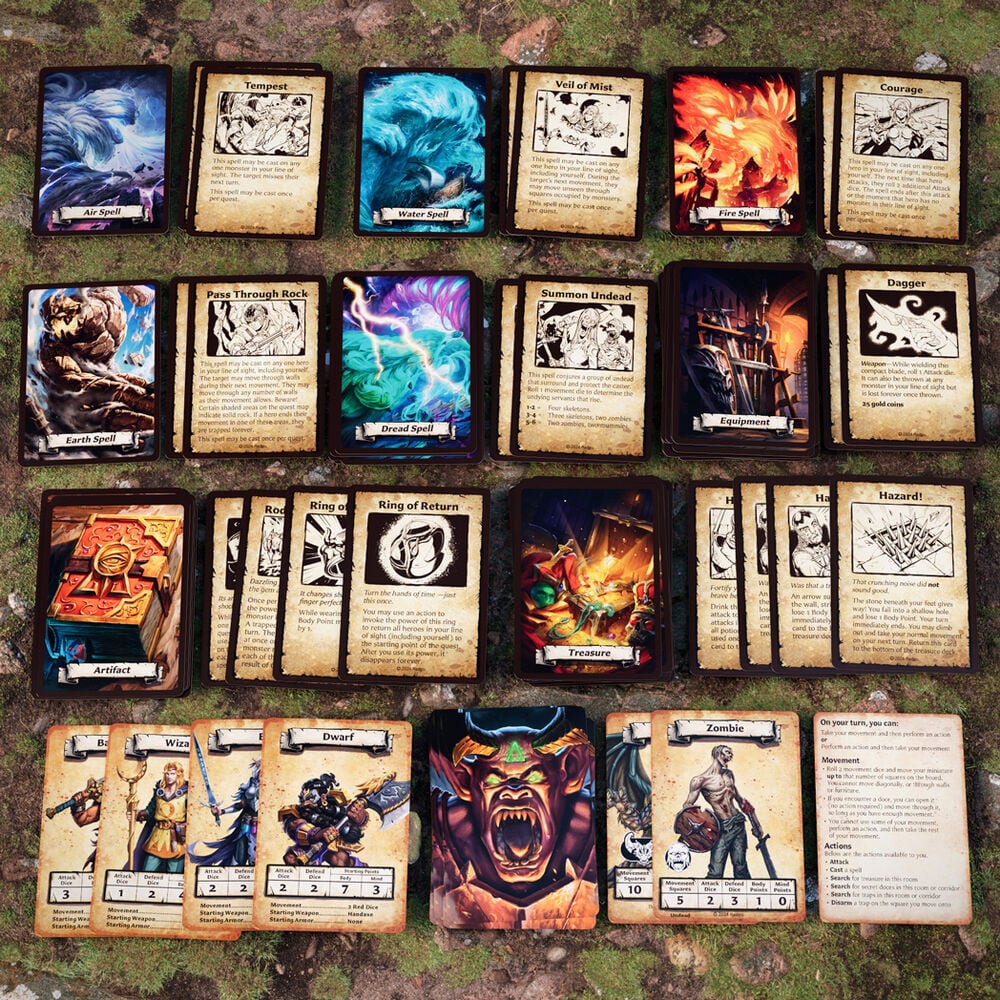 Juego mesa First Light Hero Quest español - imagen 15