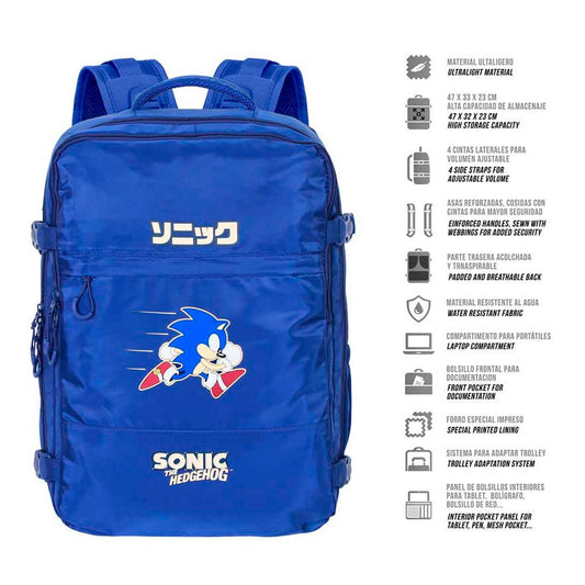 Mochila Sonic the Hedgehog 49cm - imagen 2