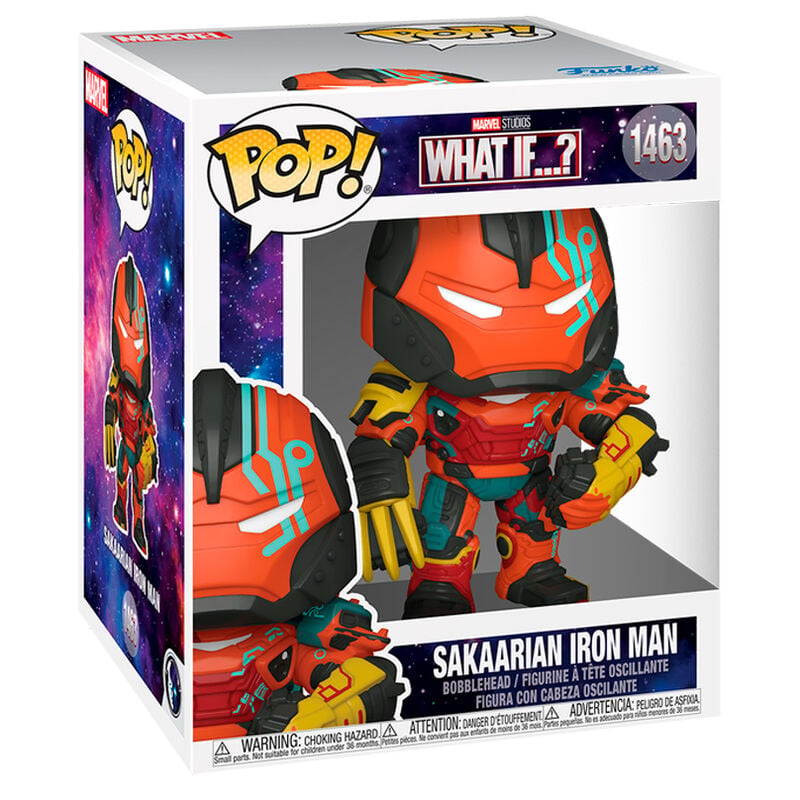 Figura POP Super Marvel What IF Sakaarian Iron Man