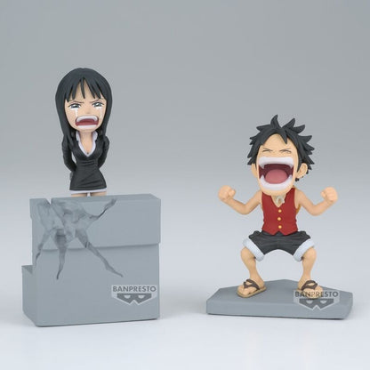 Figura Luffy & Nico Robin World Collectable One Piece 10cm - imagen 2
