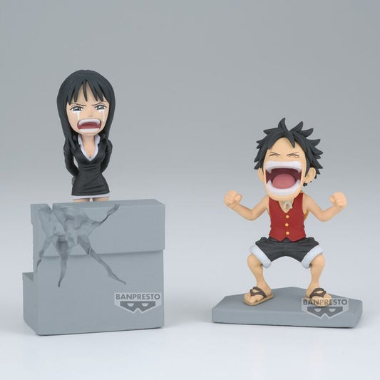 Figura Luffy & Nico Robin World Collectable One Piece 10cm - imagen 2