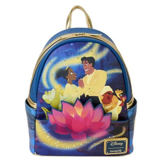 Mochila 15th Anniversary Tiana y El Sapo Disney Loungefly 26cm - imagen 2