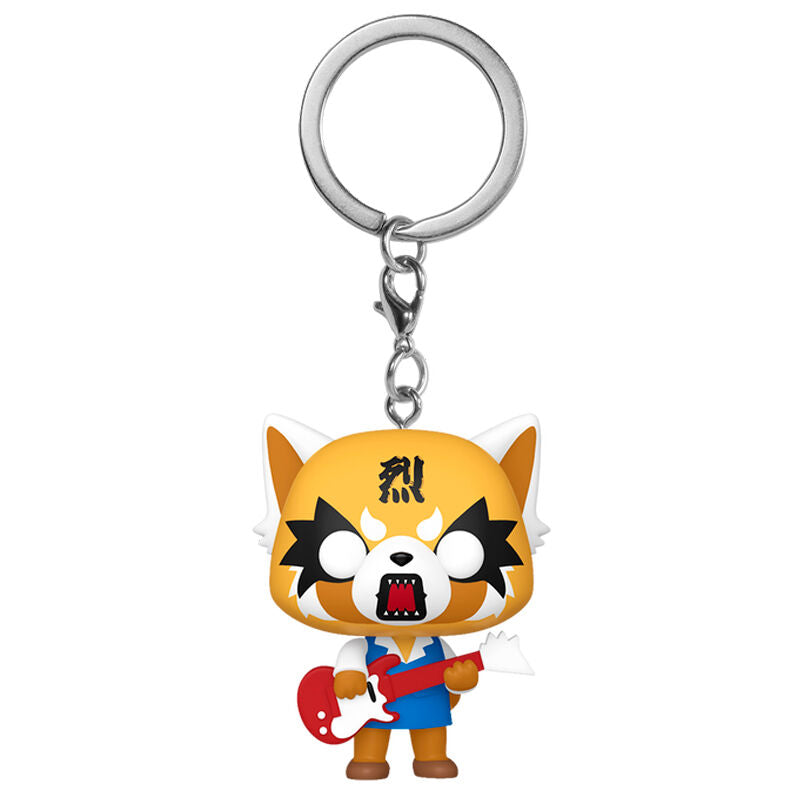 Llavero Pocket POP Aggretsuko - Aggretsuko with Guitar - imagen 2