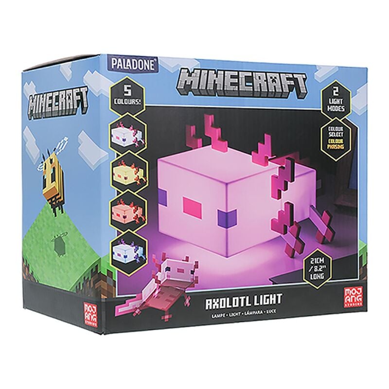 Lampara Ajolote Minecraft 13cm - imagen 3