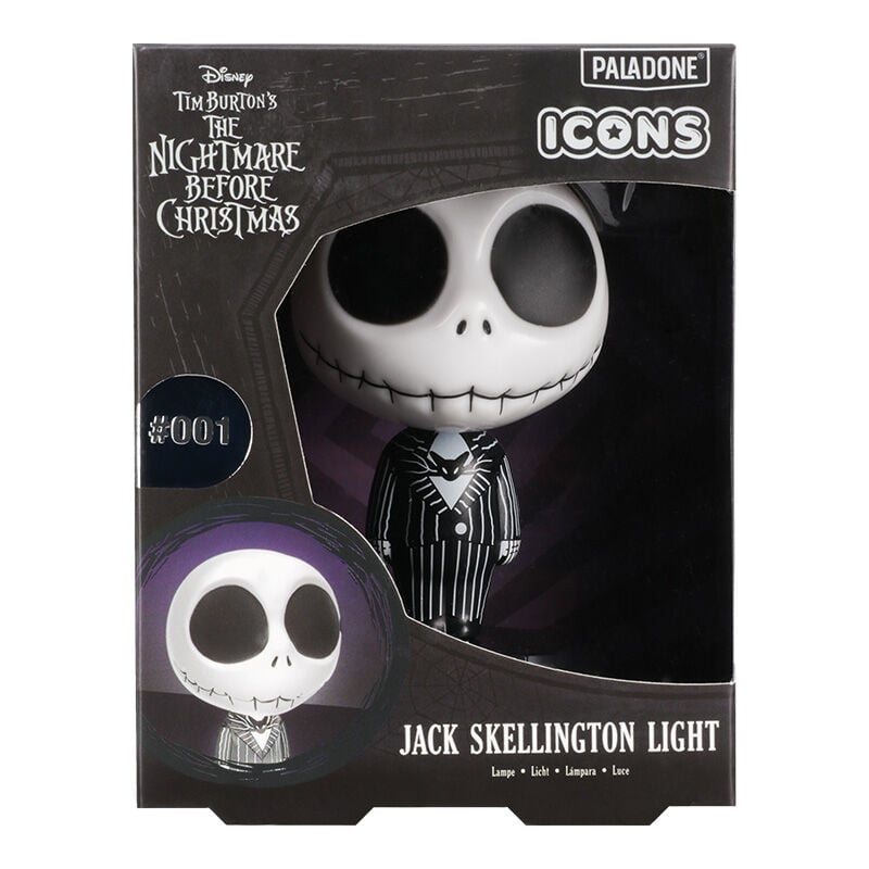 Lampara Icons Jack Skellington Pesadilla Antes de Navidad Disney 10cm - imagen 2