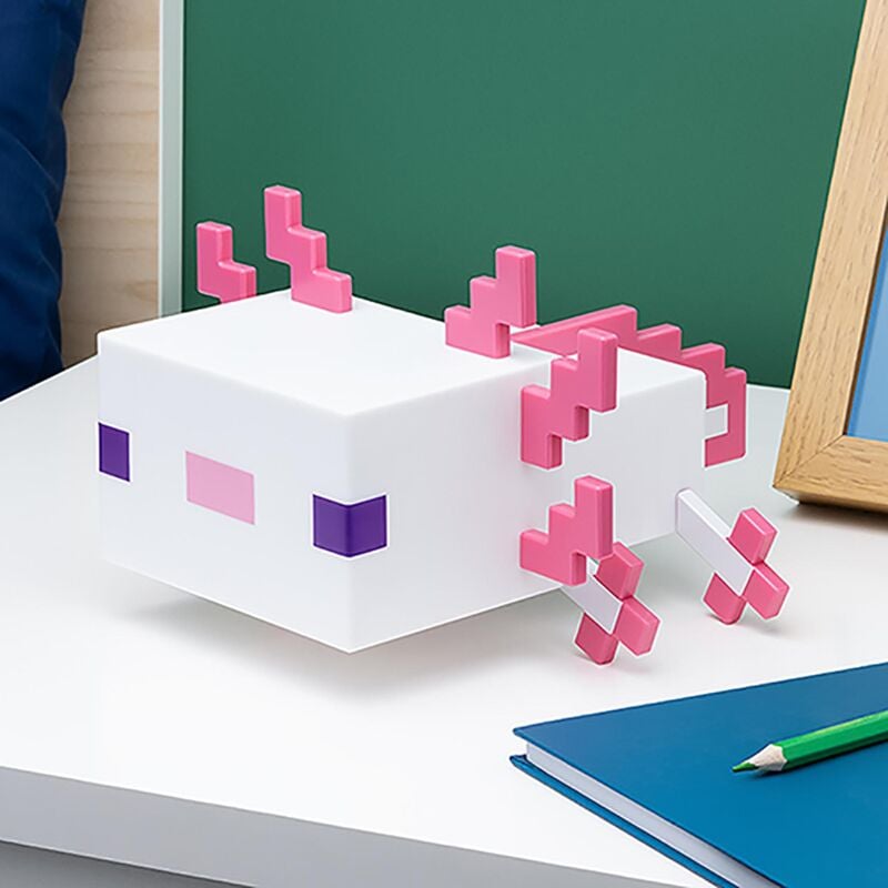 Lampara Ajolote Minecraft 13cm - imagen 5