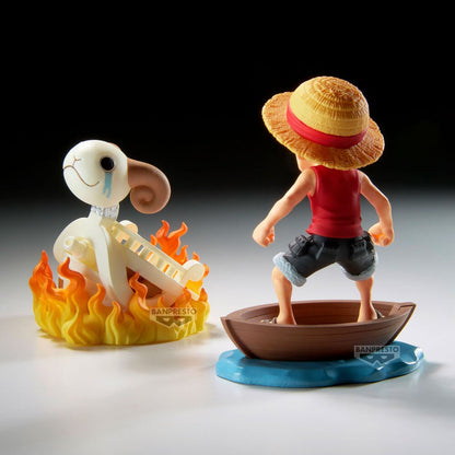 Figura Luffy & Going Merry Log Stories One Piece 8cm - imagen 4