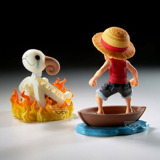 Figura Luffy & Going Merry Log Stories One Piece 8cm - imagen 4
