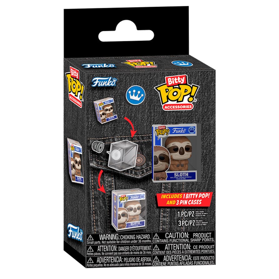 Blister 3 pins caja + 1 Bitty POP